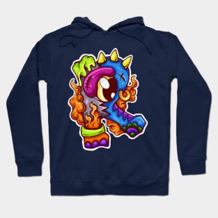 Alfabet Monster R Hoodie